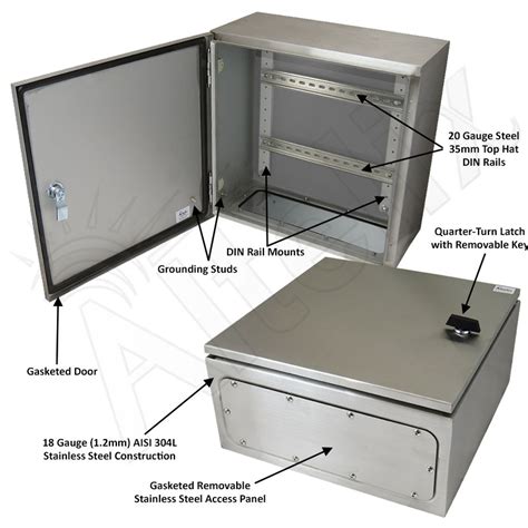 16 x16 x8 stainless steel 4x enclosure|altelix 16x16x8 nema enclosure.